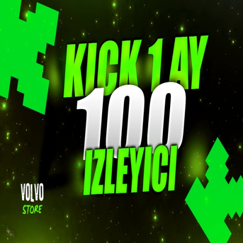  ⭐KİCK 1 AY OTO 100 CANLI YAYIN İZLEYİCİ⭐